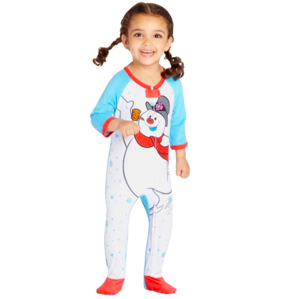 Frosty the Snowman One Piece Footie Pajamas